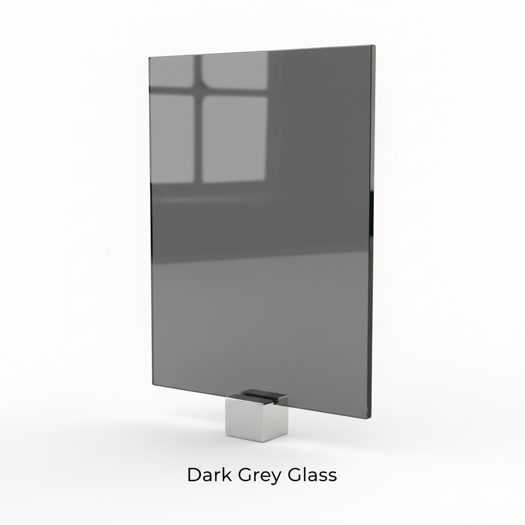 Dark Grey Glass Sample